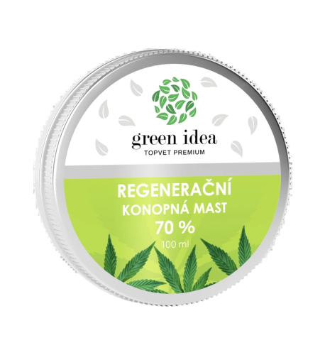 Konopná regeneračná masť 70 % 100 ml - Green idea