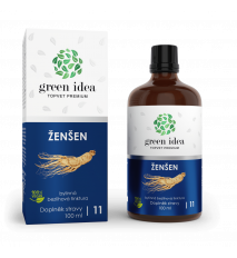 Ženšen – bezliehová tinktúra – 100 ml – Green idea