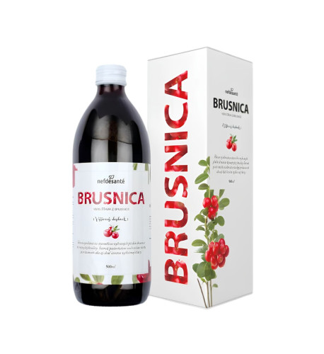 Brusnica šťava - 500 ml - Nefdesanté