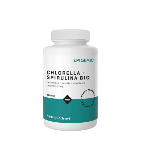 Chlorella+Spirulina BIO - 800 tabliet - Epigemic®