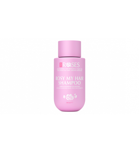 ROSY ME Revitalizačný a obnovujúci šampón s ružovou vodou, alantoínom a keratínom 300ml - NATURE OF AGIVA