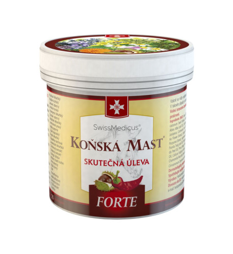 Konská masť forte hrejivá 250 ml – SwissMedicus