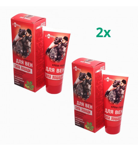 Zvýhodnený set: 2x KONSKÁ SILA krém na žily - 75ml - LekoPro
