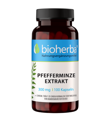 Extrakt z mäty piepornej 300 mg – 100 kapsúl – Bioherba