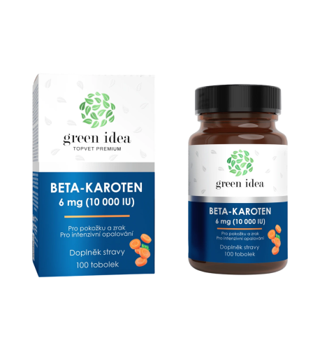 Beta-karotén – 100 kapsúl – Green idea Beta-karotén – 100 kapsúl – Green idea