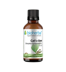 Mačací pazúr (Uncaria tomentosa) kvapky – tinktúra – 50 ml – Bioherba Mačací pazúr (Uncaria tomentosa) kvapky – tinktúra – 50 ml – Bioherba
