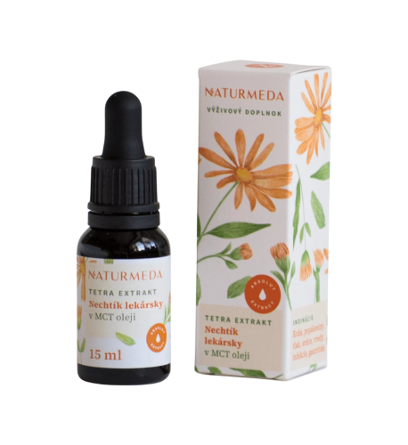 Nechtík lekársky – Tetra bylinný extrakt – 15 ml – Naturmeda