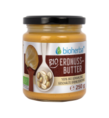 100 % bio arašidové maslo – 250 g – Bioherba
