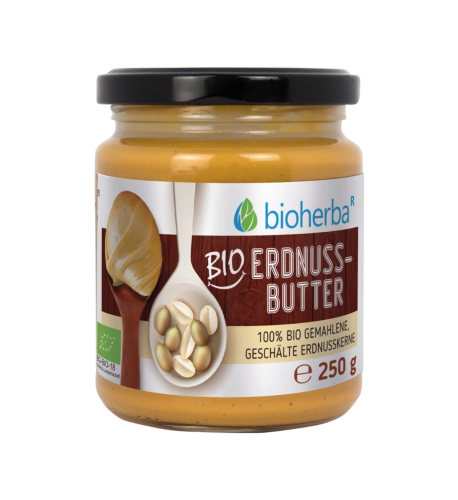100 % bio arašidové maslo – 250 g – Bioherba 100 % bio arašidové maslo – 250 g – Bioherba