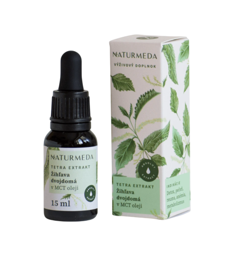 Žihľava dvojdomá – Tetra bylinný extrakt – 15 ml – Naturmeda