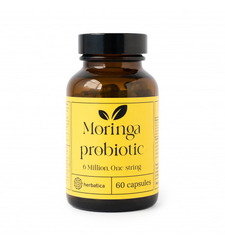Probiotiká z moringy  - 6 miliónov, jeden kmeň - 60 kapsúl -