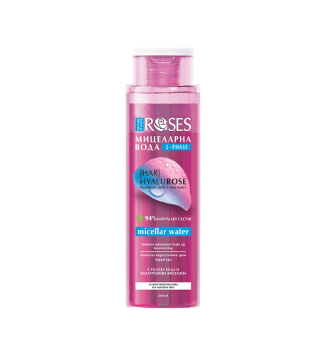 HYALUROSE dvojfázová micelárna voda 400 ml - NATURE OF AGIVA