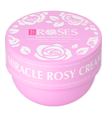 MIRACLE ROSY Vitalizujúci krém na tvár a telo s prírodnou ružovou vodou 150 ml - NATURE OF AGIVA