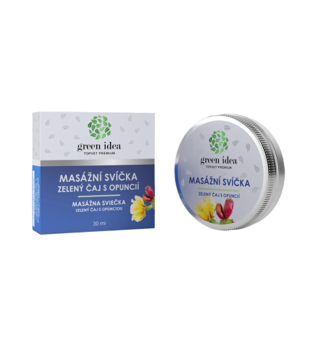 Masážna sviečka – Zelený čaj s opunciou – Green idea Masážna sviečka – Zelený čaj s opunciou – Green idea