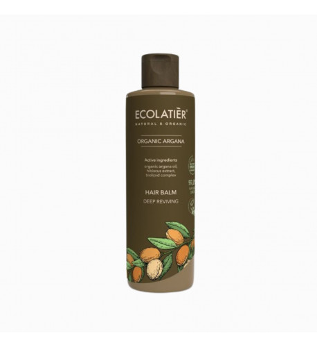 Balzam na vlasy hĺbkovo vyživujúci Organic Argana - 250ml - Ecolatier
