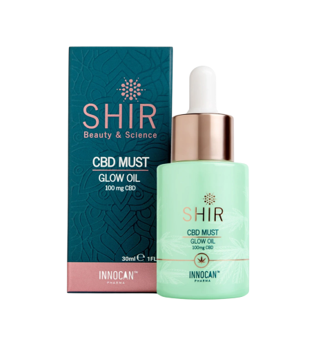 CBD rozjasňujúci pleťový olej 30 ml - SHIR Beauty & Science