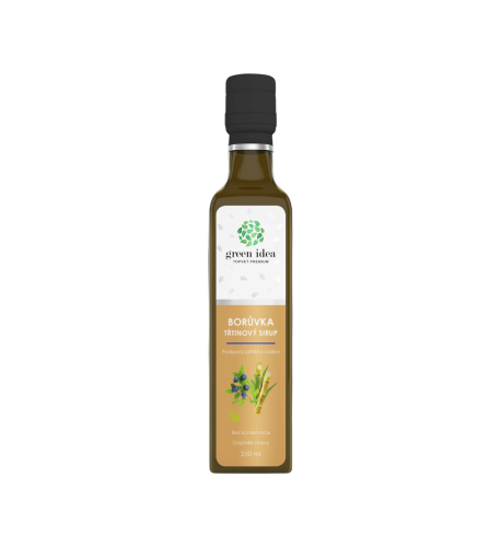 Čučoriedkový sirup trstinový 250 ml - Green idea Čučoriedkový sirup trstinový 250 ml - Green idea