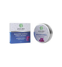 Masážna sviečka – čierna orchidea 30 ml – Green idea
