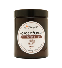 BIO telový peeling KOKOS v ŽUPANE - 180 ml - Dr. Feelgood BIO telový peeling KOKOS v ŽUPANE - 180 ml - Dr. Feelgood