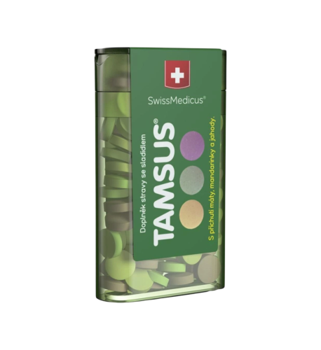 SwissMedicus TAMSUS pastilky pre lepšie trávenie – 40 kapsúl – Swiss Medicus