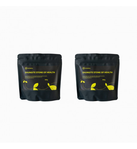 Zvýhodnený set: 2 x Minerál šungit drť - prírodný filter vody 500g