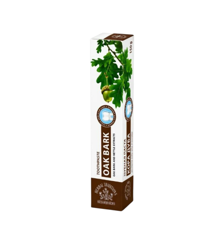 Zubná pasta s dubovou kôrou – 150 g – Herbal Traditions Zubná pasta s dubovou kôrou – 150 g – Herbal Traditions