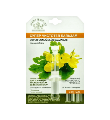 Extra účinný lastovičník - kozmetický prípravok na bradavice - 3 ml - Herbal Traditions Extra účinný lastovičník - kozmetický prípravok na bradavice - 3 ml - Herbal Traditions