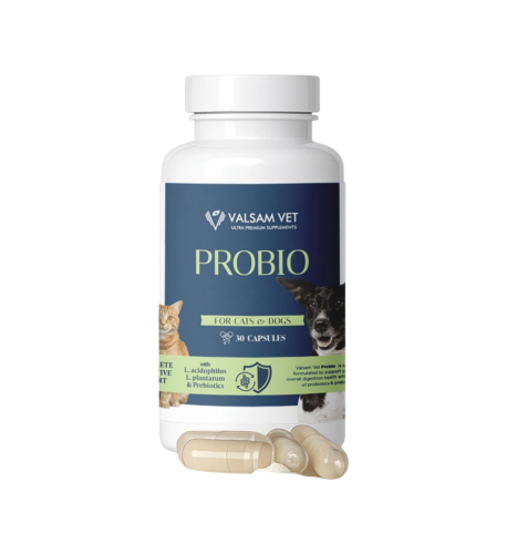 PROBIO - probiotiká a prebiotiká pre psy a mačky 30 kapsúl - Valsam Vet