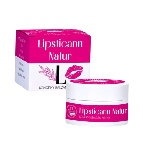 LIPSTICANN NATUR konopný balzam na pery s včelím voskom - 15 ml - Annabis