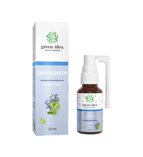 Salviagreen - ústny sprej 25 ml - Green idea Salviagreen - ústny sprej 25 ml - Green idea