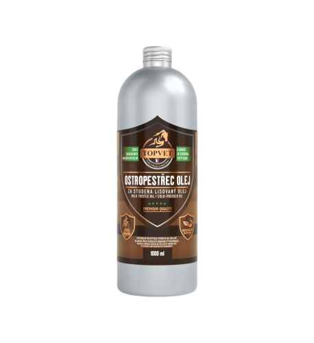 Pestrecový olej pre kone – 1000 ml – Green idea Pestrecový olej pre kone – 1000 ml – Green idea