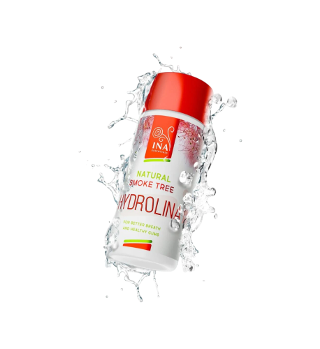 HYDROLINA - ústna voda zo škumpy vlasatej na krvácanie ďasien a zápach z úst - 150 ml - INA Essentials HYDROLINA - ústna voda zo škumpy vlasatej na krvácanie ďasien a zápach z úst - 150 ml - INA Essentials