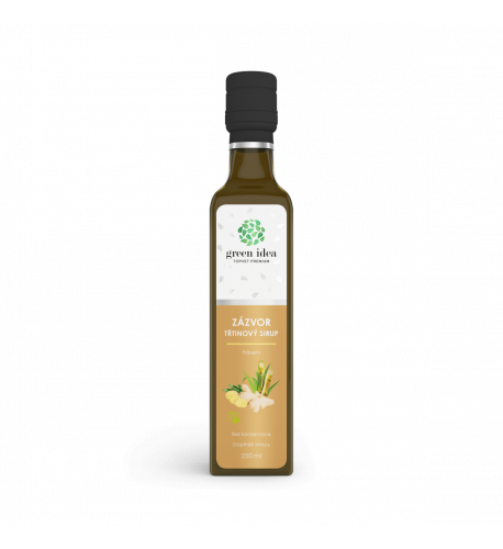 Zázvorový sirup trstinový 250 ml - Green idea