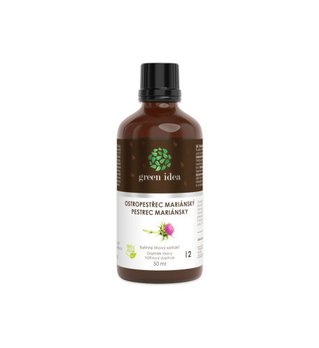 Pestrec tinktúra – kvapky 50 ml – Green idea