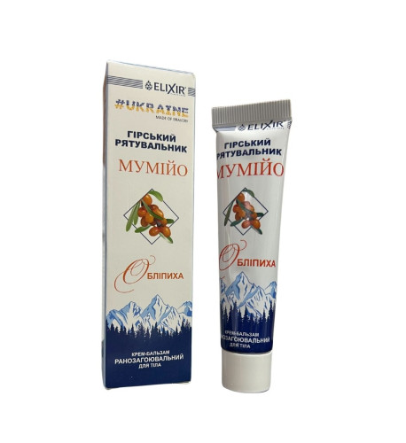 Krémový balzám na telo s mumiom - Mountain Rescuer - Elixir - 40 ml