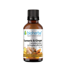 Kurkuma & zázvor kvapky – tinktúra – 50 ml – Bioherba Kurkuma & zázvor kvapky – tinktúra – 50 ml – Bioherba