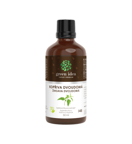 Žihľava dvojdomá – tinktúra – kvapky 50 ml – Green idea