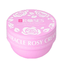 MIRACLE ROSY Vitalizujúci krém na tvár a telo s prírodnou ružovou vodou 150 ml - NATURE OF AGIVA