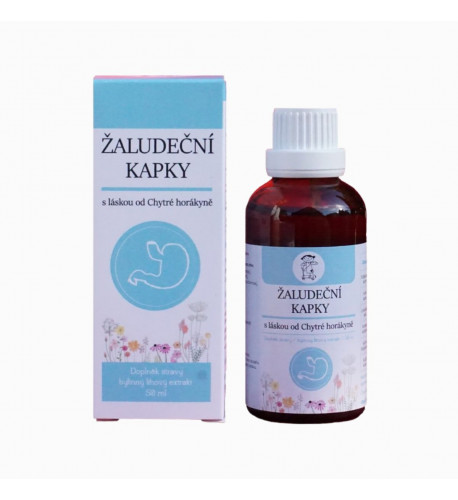 Bylinářství U Chytré horákyně Žalúdočné kvapky - Bylinkářství U Chytré horákyně - 50 ml