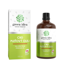 CBD pleťový olej 100 ml - Green idea CBD pleťový olej 100 ml - Green idea