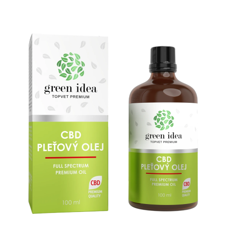 CBD pleťový olej 100 ml - Green idea