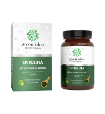 Spirulina bylinný extrakt – kapsuly 60 ks – Green idea Spirulina bylinný extrakt – kapsuly 60 ks – Green idea