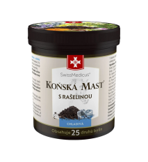 Konská masť chladivá s rašelinou - 250 ml - SwissMedicus Konská masť chladivá s rašelinou - 250 ml - SwissMedicus