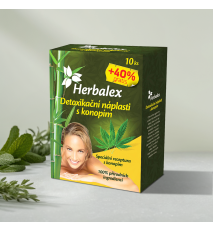 Detoxikačné náplasti s konope - 60 ks - Herbalex