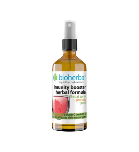 Sprej na hrdlo na posilnenie imunity s propolisom – 50 ml – Bioherba