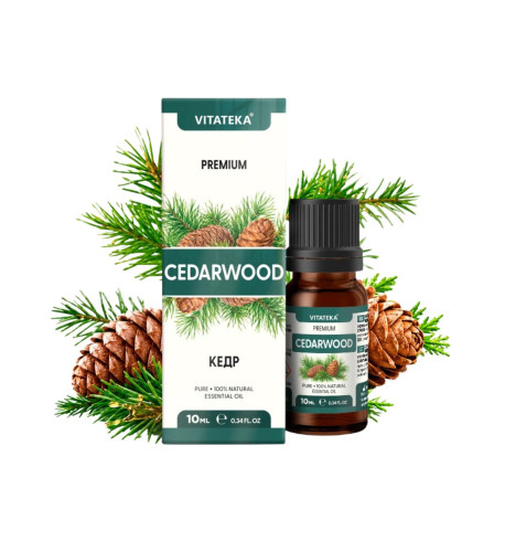 Cédrový esenciálny olej 100 % - 10 ml - Vitateka Cédrový esenciálny olej 100 % - 10 ml - Vitateka