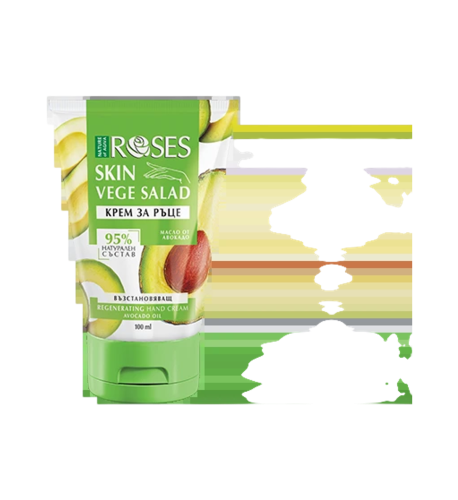 VEGE SALAD – Regeneračný krém na ruky s avokádovým olejom 100 ml - NATURE OF AGIVA