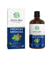 Psychická nepohoda - bezliehová tinktúra 100 ml - Green idea Psychická nepohoda - bezliehová tinktúra 100 ml - Green idea