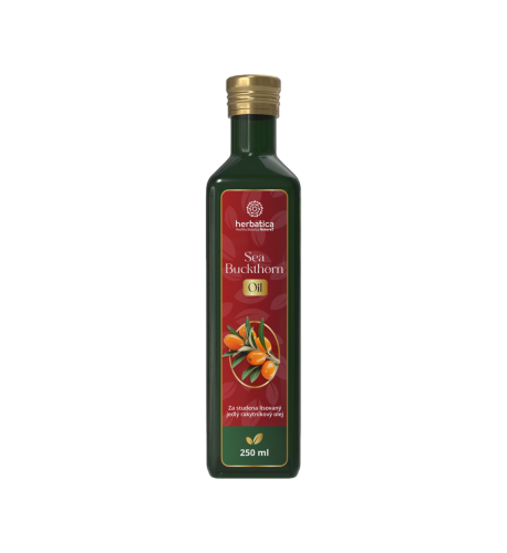 Rakytníkový olej lisovaný za studena Objem: 500 ml Rakytníkový olej lisovaný za studena Objem: 500 ml