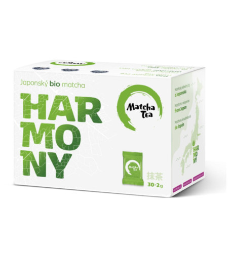 BIO Matcha Tea Harmony – porciovaný zelený čaj – 30 × 2 g – KYOSUN BIO Matcha Tea Harmony – porciovaný zelený čaj – 30 × 2 g – KYOSUN